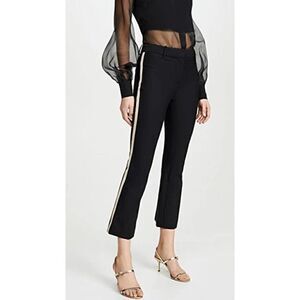 Derek Lam 10 Crosby Corinna Tuxedo-Stripe Cropped Pants Size 14